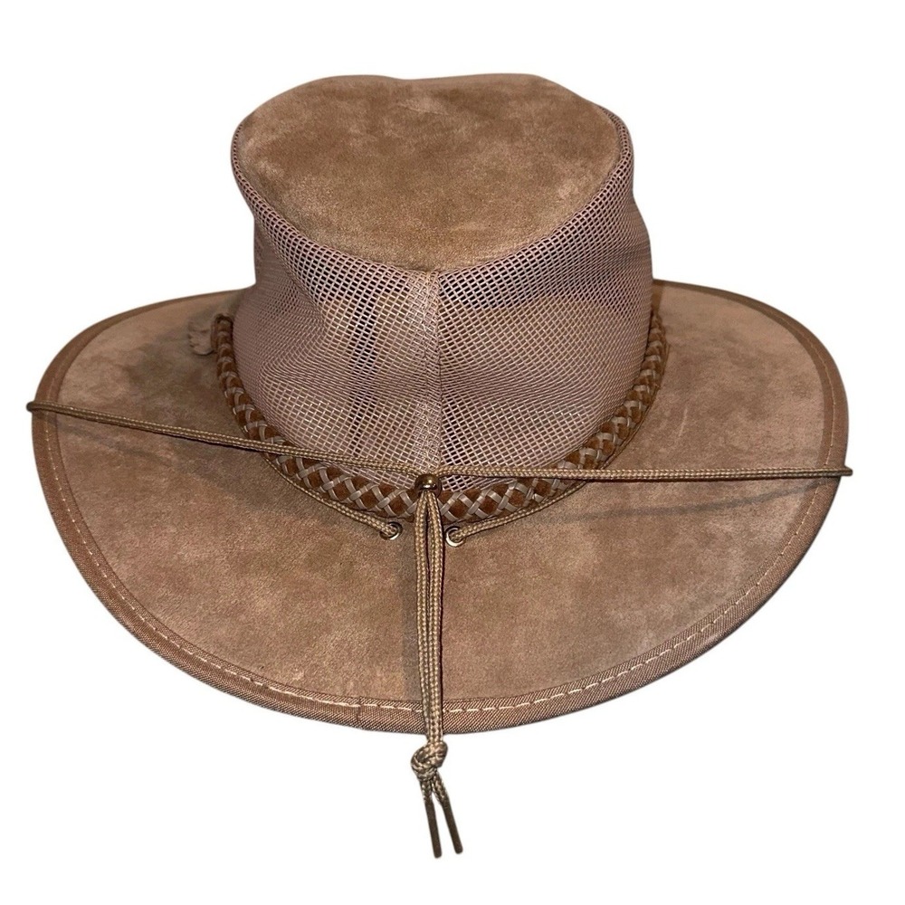 Monterey Bay Breeze Leather Hat Size L Cooling Golf Outdoors Waterproof